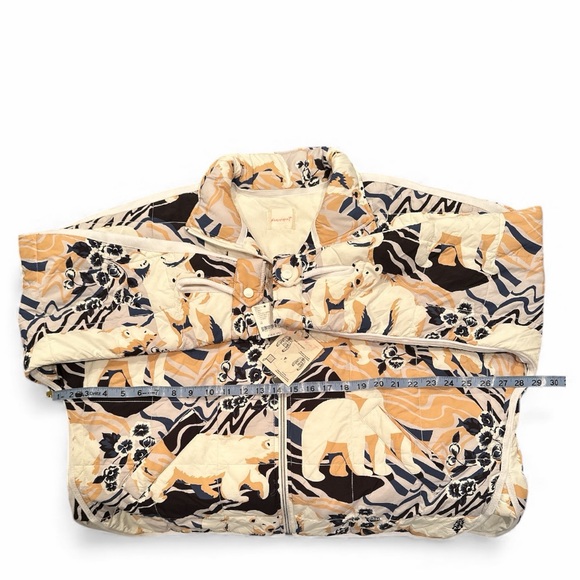 NWT FP Movement Pippa Polar Bear Printed Packable Puffer Jacket | Medium - Picture 8 of 11